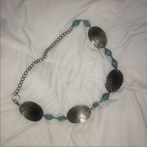 Vintage Stamped Concho Belt